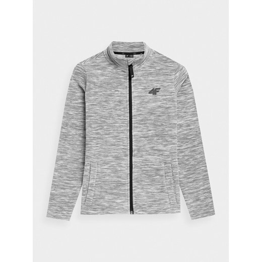 4F Polar 4FJAW23TFLEM105 Szary Regular Fit ze sklepu MODIVO w kategorii Bluzy chłopięce - zdjęcie 182603264