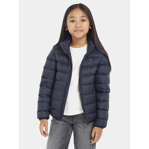 Tommy Hilfiger Kurtka puchowa Essential KS0KS00440 M Granatowy Regular Fit ze sklepu MODIVO w kategorii Kurtki dziewczęce - zdjęcie 182603280