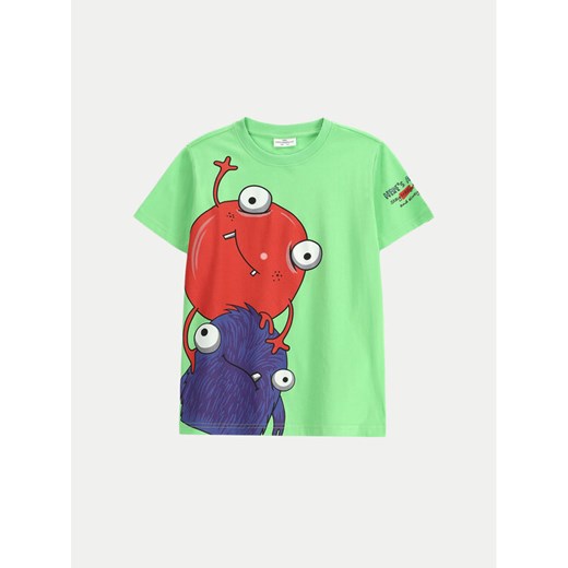 Coccodrillo T-Shirt WC5143208VBA Zielony Regular Fit ze sklepu MODIVO w kategorii T-shirty chłopięce - zdjęcie 182603312