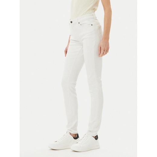 Guess Jeans Jeansy W5GA92 D5O01 Beżowy Skinny Fit ze sklepu MODIVO w kategorii Jeansy damskie - zdjęcie 182603354