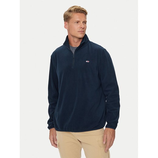 Tommy Jeans Polar Flag DM0DM20508 Granatowy Regular Fit ze sklepu MODIVO w kategorii Bluzy męskie - zdjęcie 182603370