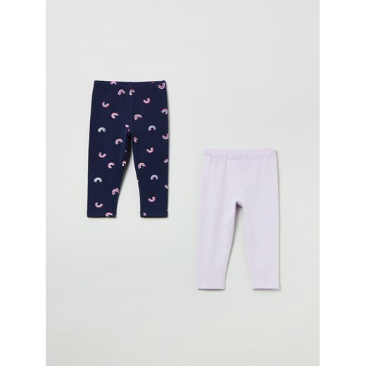 OVS Komplet 2 par legginsów 1698440 Kolorowy Slim Fit ze sklepu MODIVO w kategorii Legginsy niemowlęce - zdjęcie 182603400