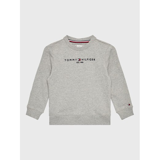 Tommy Hilfiger Bluza Essential KS0KS00212 M Szary Regular Fit ze sklepu MODIVO w kategorii Bluzy chłopięce - zdjęcie 182603430