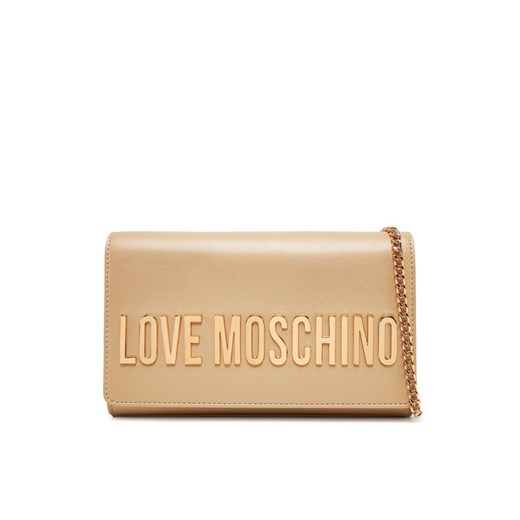 LOVE MOSCHINO Torebka JC4103PP1MKD196A Złoty ze sklepu MODIVO w kategorii Kopertówki - zdjęcie 182603453