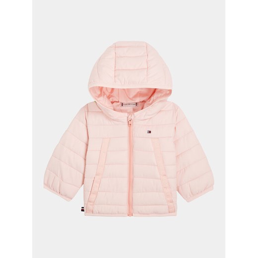 Tommy Hilfiger Kurtka przejściowa Monotype Tape KN0KN01722 Różowy Regular Fit ze sklepu MODIVO w kategorii Kombinezony i kurtki - zdjęcie 182603472