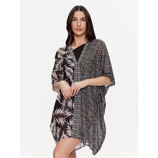 Miraclesuit Ponczo Caftanpon 6553998 Czarny ze sklepu MODIVO w kategorii Odzież plażowa - zdjęcie 182603473