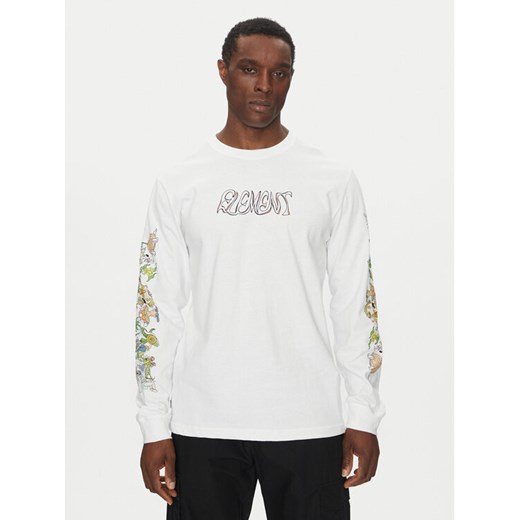 Element Bluza ELYZT00514 Biały Regular Fit ze sklepu MODIVO w kategorii Bluzy męskie - zdjęcie 182603481