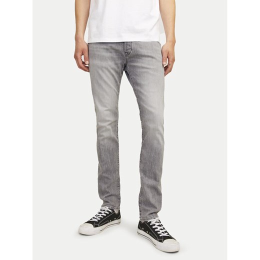 Jack&Jones Jeansy Glenn 12259333 Szary Slim Fit ze sklepu MODIVO w kategorii Jeansy męskie - zdjęcie 182603490