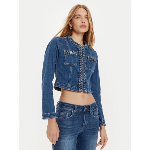 Liu Jo Kurtka jeansowa UF4120 D4448 Niebieski Regular Fit ze sklepu MODIVO w kategorii Kurtki damskie - zdjęcie 182603541
