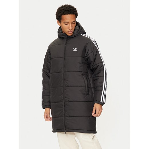 adidas Kurtka zimowa adicolor HZ0684 Czarny Loose Fit ze sklepu MODIVO w kategorii Kurtki męskie - zdjęcie 182603603
