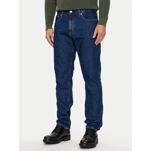 Calvin Klein Jeans Jeansy Authentic J30J325891 Granatowy Straight Fit ze sklepu MODIVO w kategorii Jeansy męskie - zdjęcie 182603731