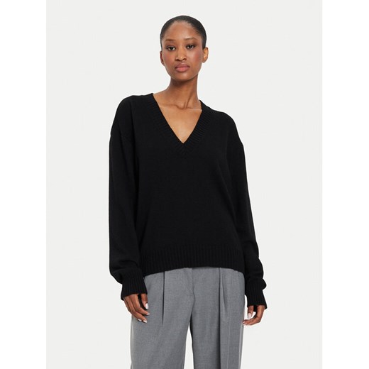 Kontatto Sweter 3M0177 Czarny Regular Fit ze sklepu MODIVO w kategorii Swetry damskie - zdjęcie 182603734