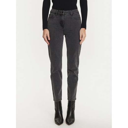 Morgan Jeansy 242-PELAN Szary Straight Fit ze sklepu MODIVO w kategorii Jeansy damskie - zdjęcie 182603741