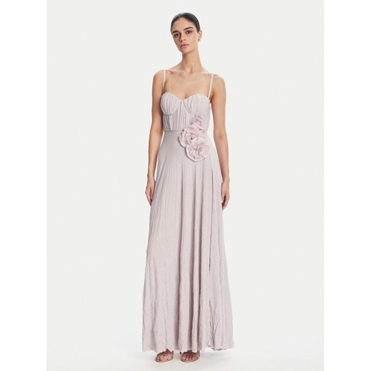 Elisabetta Franchi Sukienka wieczorowa ABR2252E2 544 Fioletowy Regular Fit ze sklepu MODIVO w kategorii Sukienki - zdjęcie 182603744