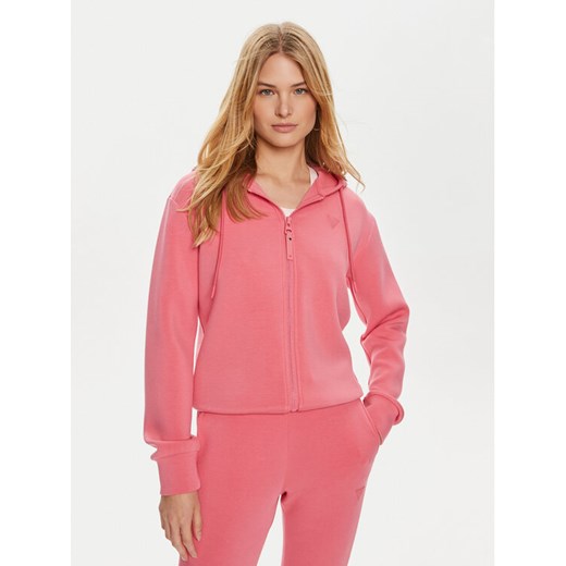 Guess Bluza V3RQ11 K7UW2 Różowy Regular Fit ze sklepu MODIVO w kategorii Bluzy damskie - zdjęcie 182603750