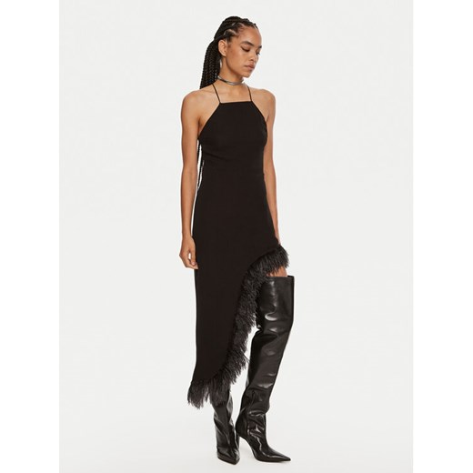 Patrizia Pepe Sukienka koktajlowa 8A1384 A060 Czarny Slim Fit ze sklepu MODIVO w kategorii Sukienki - zdjęcie 182603753