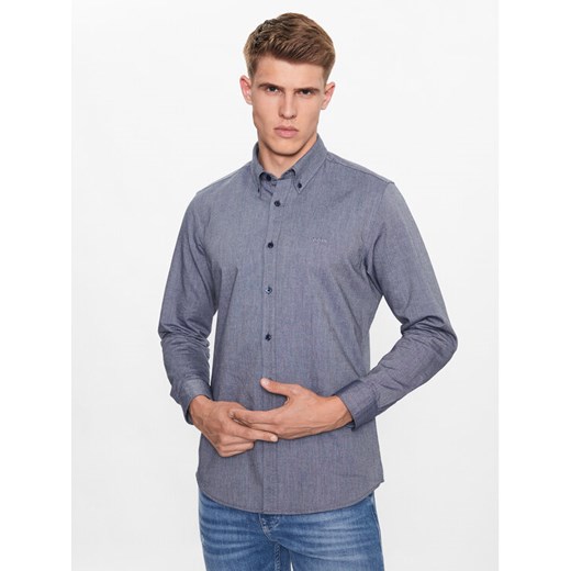 Boss Koszula 50489341 Granatowy Regular Fit ze sklepu MODIVO w kategorii Koszule męskie - zdjęcie 182603814