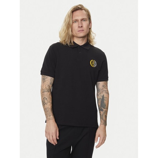 Just Cavalli Polo 76OAGG19 Czarny Regular Fit ze sklepu MODIVO w kategorii T-shirty męskie - zdjęcie 182603832
