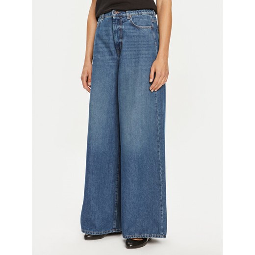 Weekend Max Mara Jeansy Abitata 2425186061600 Granatowy Wide Leg ze sklepu MODIVO w kategorii Jeansy damskie - zdjęcie 182603843