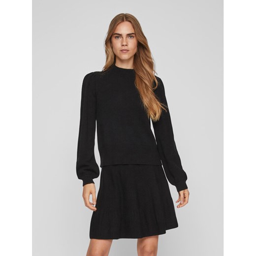 Vila Sweter 14084179 Czarny Regular Fit ze sklepu MODIVO w kategorii Swetry damskie - zdjęcie 182603861
