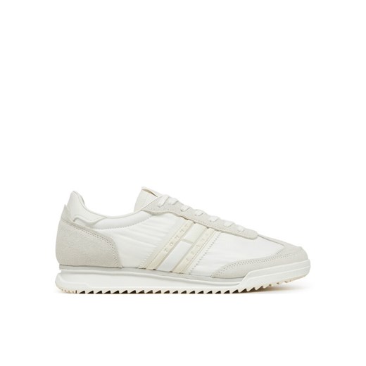 Tommy Jeans Sneakersy Tjm Retro Runner Cleated EM0EM01527 Biały ze sklepu MODIVO w kategorii Buty sportowe męskie - zdjęcie 182603872