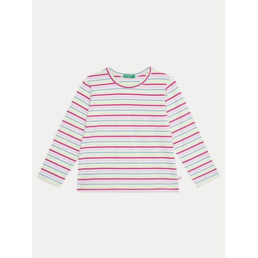 United Colors Of Benetton Bluzka 3XMLG10F6 Kolorowy Regular Fit ze sklepu MODIVO w kategorii Bluzki dziewczęce - zdjęcie 182603904