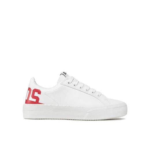 GCDS Sneakersy CC94M460079 Biały ze sklepu MODIVO w kategorii Trampki damskie - zdjęcie 182603930