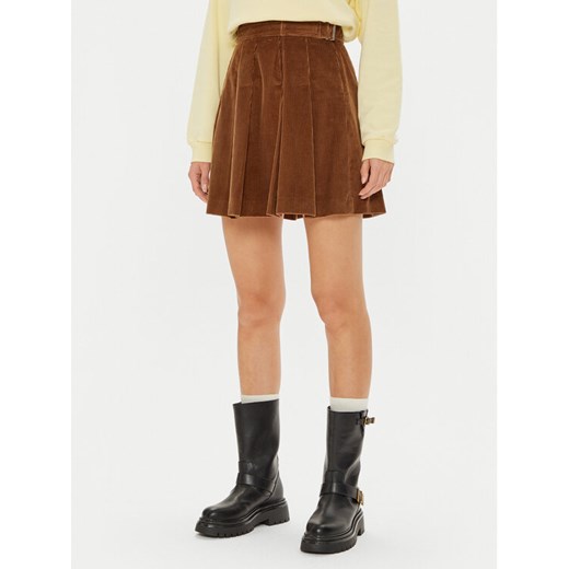 Weekend Max Mara Spódnica mini Zucca 2425106042 Brązowy Regular Fit ze sklepu MODIVO w kategorii Spódnice - zdjęcie 182604020