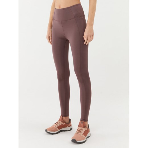 Columbia Legginsy Boundless Trek™ Legging Brązowy Regular Fit ze sklepu MODIVO w kategorii Spodnie damskie - zdjęcie 182604053