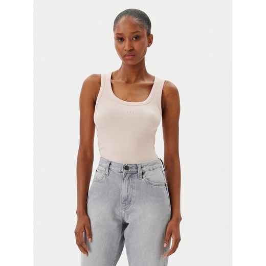 BOSS Top C_Ematite 50504245 Różowy Slim Fit ze sklepu MODIVO w kategorii Bluzki damskie - zdjęcie 182604060