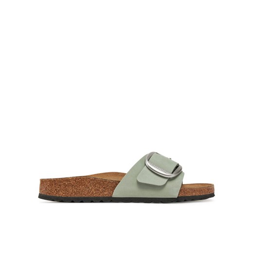 Birkenstock Klapki Madrid Big Buckle 1029293 Zielony ze sklepu MODIVO w kategorii Klapki damskie - zdjęcie 182604064