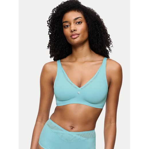 Triumph Biustonosz bezfiszbinowy True Shape Sensation 10218244 Niebieski ze sklepu MODIVO w kategorii Biustonosze - zdjęcie 182604092