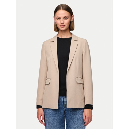 Pieces Marynarka Bozzy 17144884 Beżowy Regular Fit ze sklepu MODIVO w kategorii Marynarki damskie - zdjęcie 182604131