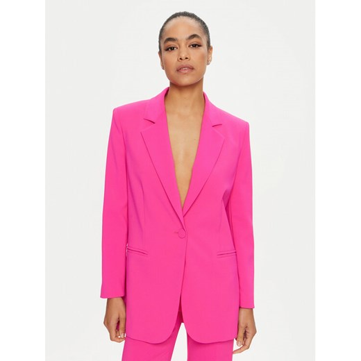 PINKO Marynarka Esagerata 102858 A1L8 Różowy Regular Fit ze sklepu MODIVO w kategorii Marynarki damskie - zdjęcie 182604133
