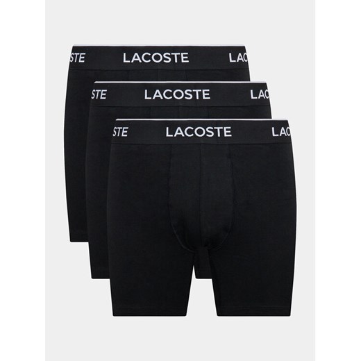 Lacoste Komplet 3 par bokserek 6H3420 Czarny Regular Fit Lacoste M MODIVO