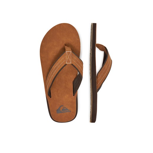 Quiksilver Japonki 808416 Brązowy ze sklepu MODIVO w kategorii Klapki męskie - zdjęcie 182604154