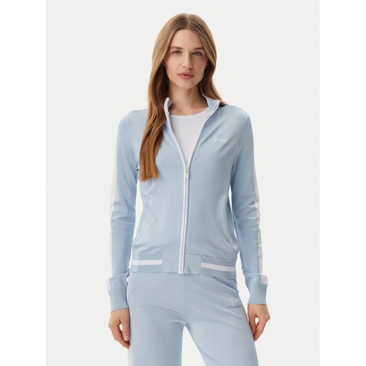 Guess Bluza V5GQ01Z3D60 Niebieski Regular Fit ze sklepu MODIVO w kategorii Bluzy damskie - zdjęcie 182604161