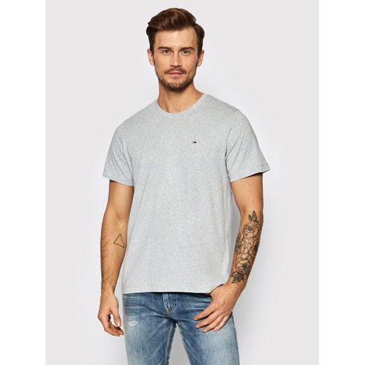 Tommy Jeans T-Shirt Classic DM0DM09598 Szary Regular Fit Tommy Jeans XS MODIVO
