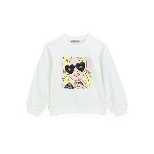 Original Marines Bluza DCA3588F Écru Regular Fit ze sklepu MODIVO w kategorii Bluzy dziewczęce - zdjęcie 182604271