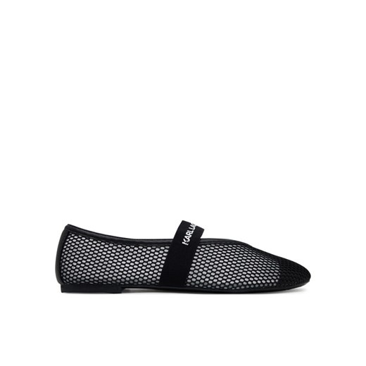 KARL LAGERFELD Baleriny KL40125 Czarny Karl Lagerfeld 39 MODIVO
