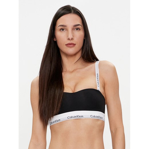 Calvin Klein Underwear Biustonosz bezfiszbinowy 000QF7628E Czarny ze sklepu MODIVO w kategorii Biustonosze - zdjęcie 182604304