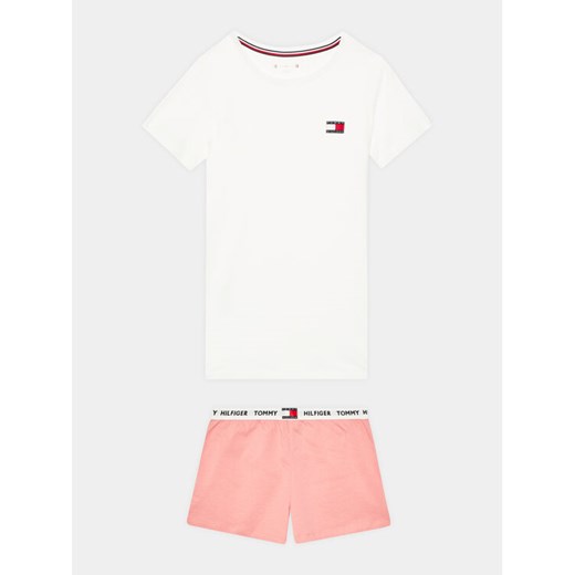 Tommy Hilfiger Piżama UG0UG00655 Biały Regular Fit ze sklepu MODIVO w kategorii Piżamy dziecięce - zdjęcie 182604321