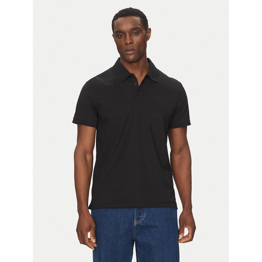 Calvin Klein Jeans Polo LV040HM281 Czarny Regular Fit ze sklepu MODIVO w kategorii T-shirty męskie - zdjęcie 182604323