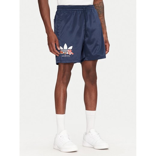 adidas Szorty sportowe Q2 Made By Nelson Sprinter JD0719 Granatowy Regular Fit ze sklepu MODIVO w kategorii Spodenki męskie - zdjęcie 182604342
