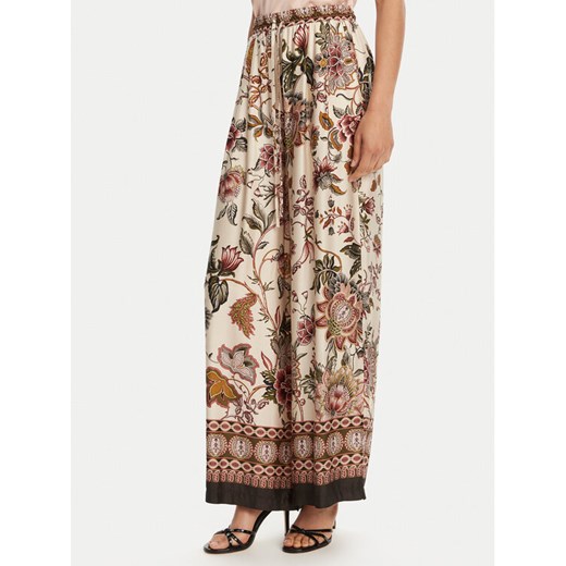 ViCOLO Spodnie palazzo TD0829 Beżowy Wide Leg ze sklepu MODIVO w kategorii Spodnie damskie - zdjęcie 182604350
