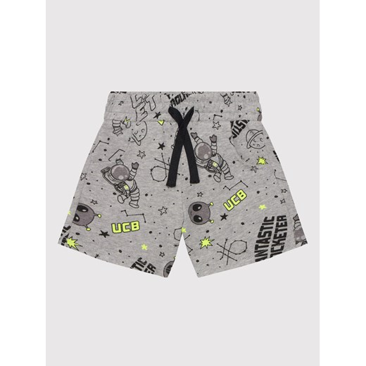 United Colors Of Benetton Szorty sportowe 33AMI0302 Szary Regular Fit ze sklepu MODIVO w kategorii Spodenki niemowlęce - zdjęcie 182604401