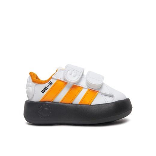 adidas Sneakersy Star Wars Grand Court 2.0 IH1140 Biały ze sklepu MODIVO w kategorii Buty sportowe dziecięce - zdjęcie 182604472