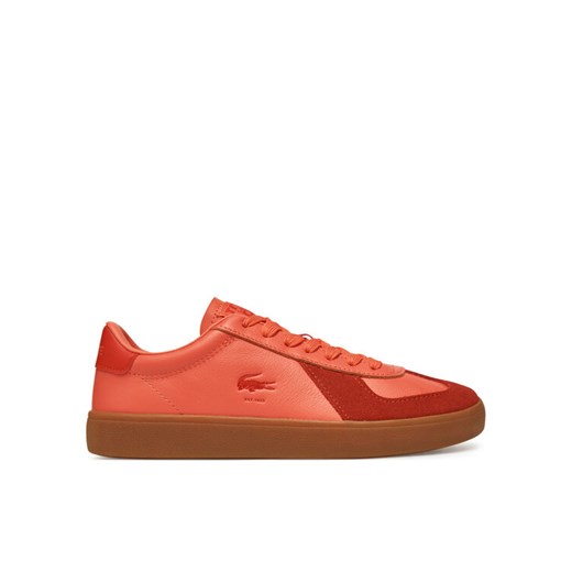Lacoste Sneakersy Baseshot 7-49SFA0030 Pomarańczowy ze sklepu MODIVO w kategorii Buty sportowe damskie - zdjęcie 182604481