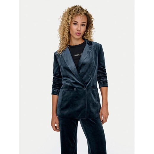 ONLY Marynarka Astrid 15335850 Granatowy Slim Fit ze sklepu MODIVO w kategorii Marynarki damskie - zdjęcie 182604524