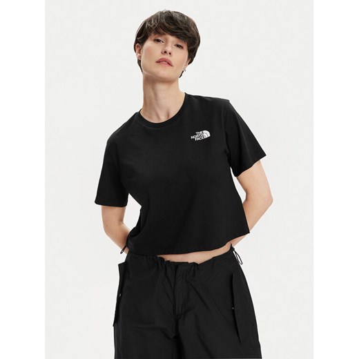 The North Face T-Shirt Simple Dome NF0A87U4 Czarny Relaxed Fit ze sklepu MODIVO w kategorii Bluzki damskie - zdjęcie 182604570